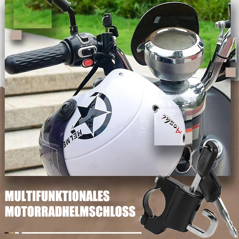 Multifunktionales Motorradhelm-Sicherheitsschloss