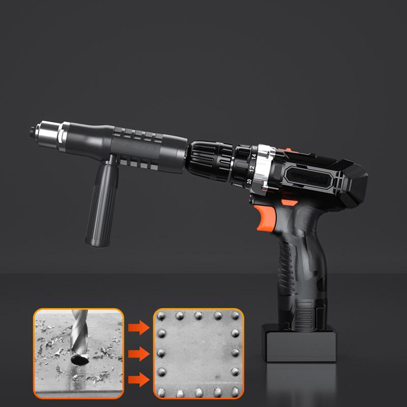 【🔥50% RABATT 🔥】Professionelles Nietpistolen-Adapter-Kit 🛠Mit 4 Stk. Verschiedene Düsenschrauben