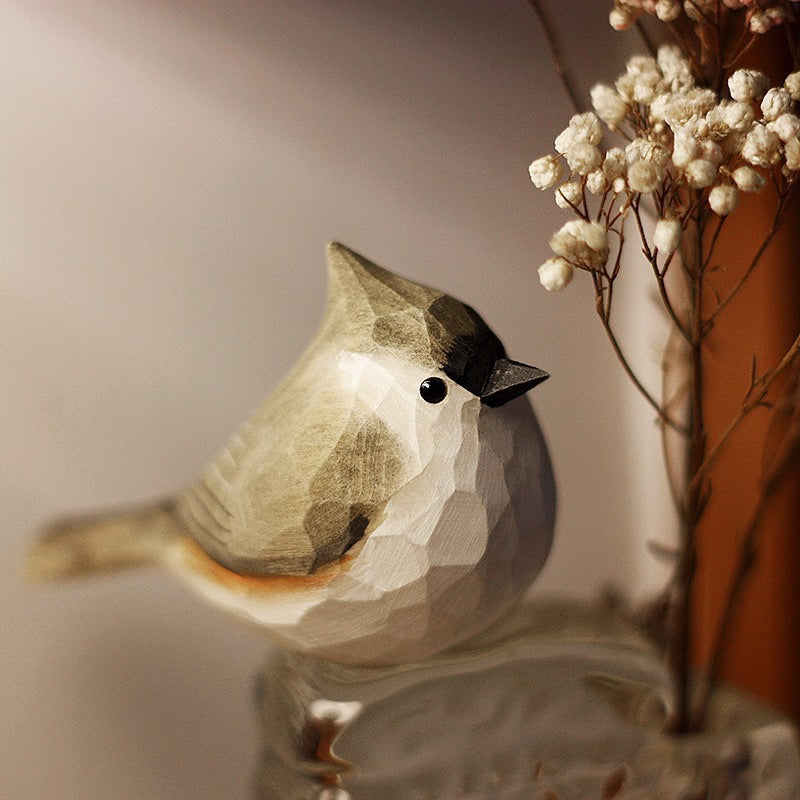 Neue Vogelholzschnitzerei-Ornament