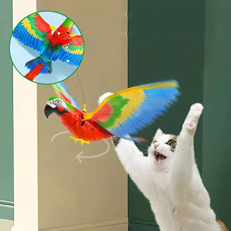 Simulierte Vögel hängende Haustierspielzeug