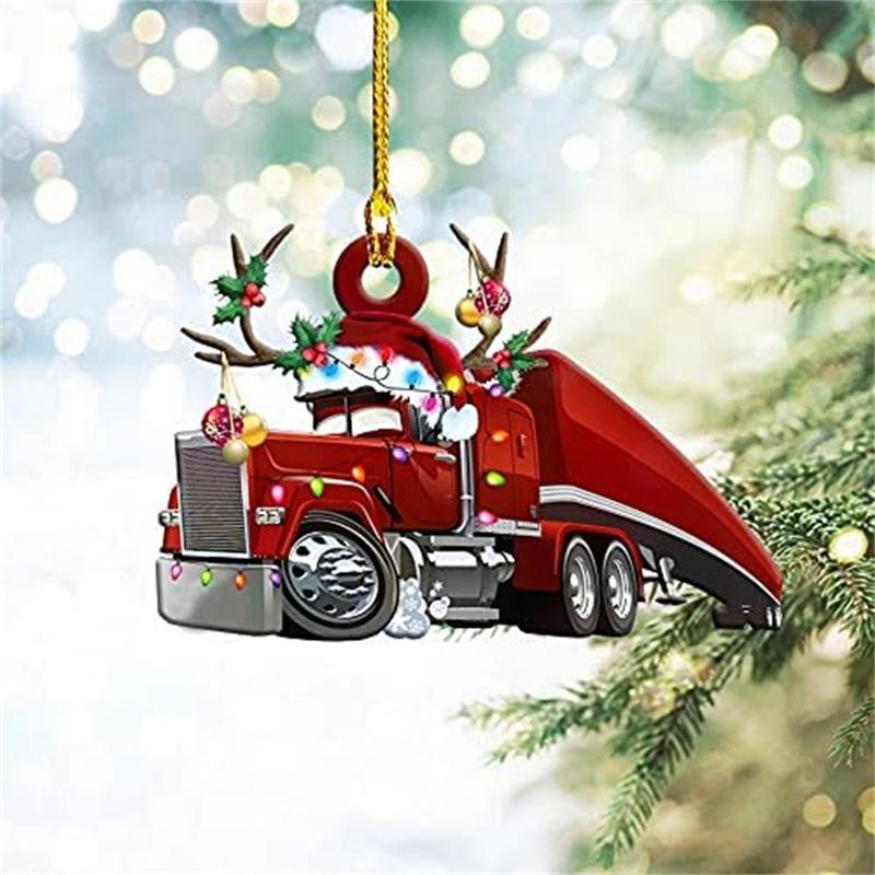 Auto-Boot-Weihnachtseisen Ornament