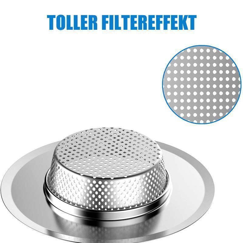 Küche Edelstahl-Wannen-Filter (3 Stücke)