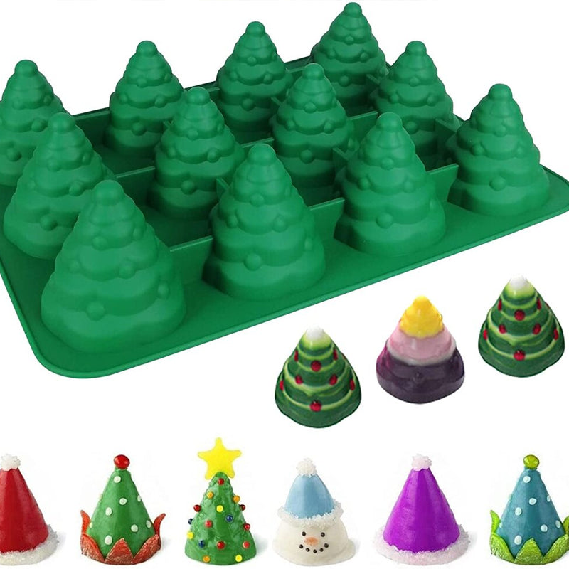 3D Weihnachtsbaum Silikonform