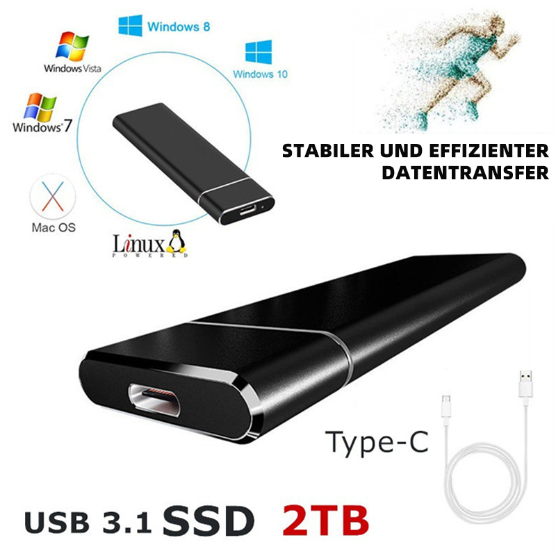Externe Ultra-Speed-SSD-Festplatte